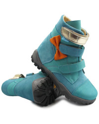 Buty ortopedyczne zimowe dla dziewczynki ocieplane wełną Aurelka 30