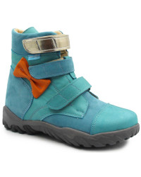 Buty ortopedyczne zimowe dla dziewczynki ocieplane wełną Aurelka 30