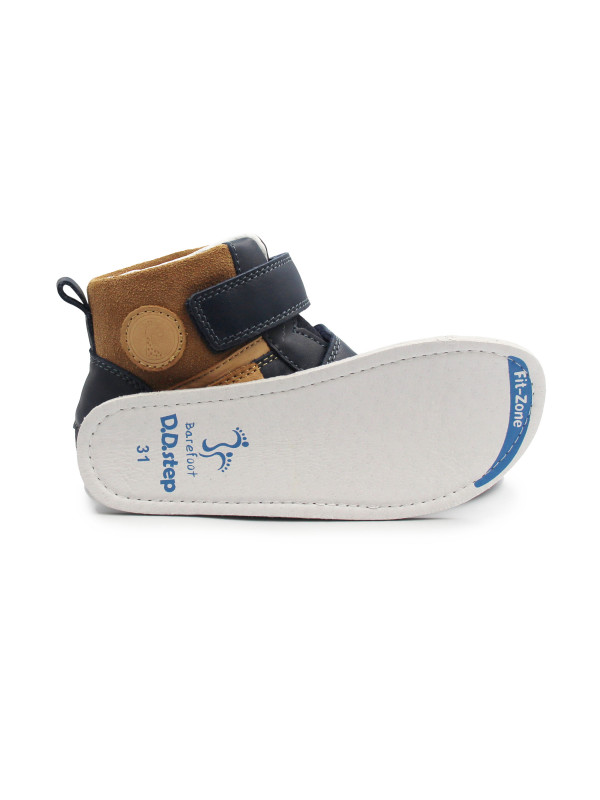 Buty Jesienne Chłopięce Grantowe BAREFOOT DD STEP A063-52570AL Royal Blue