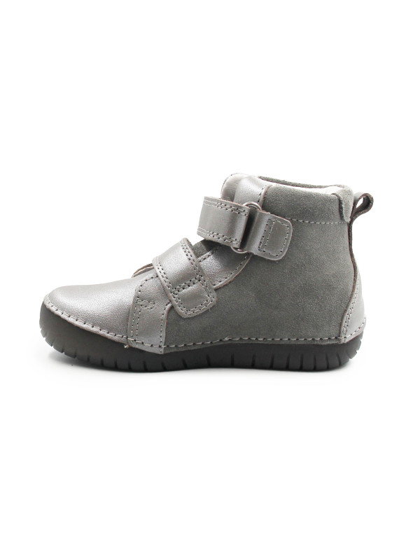 Buty Dziewczęce Na Wiosnę z Kwiatuszkiem DD STEP A050-52429BM Grey