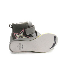 Buty Dziewczęce Na Wiosnę z Kwiatuszkiem DD STEP A050-52429BM Grey