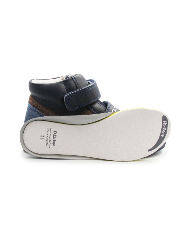 Chłopięce Buty Jesienne Trzewiki Młodzieżowe DD STEP A040-52962BL Royal Blue