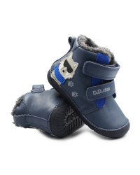 Dziecięce Buty Na Zimę Chłopięce DD STEP W070-52893 Royal Blue