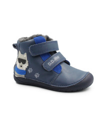 Dziecięce Buty Na Zimę Chłopięce DD STEP W070-52893 Royal Blue