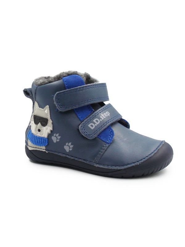 Dziecięce Buty Na Zimę Chłopięce DD STEP W070-52893 Royal Blue