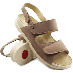 Sandały Damskie Beż...