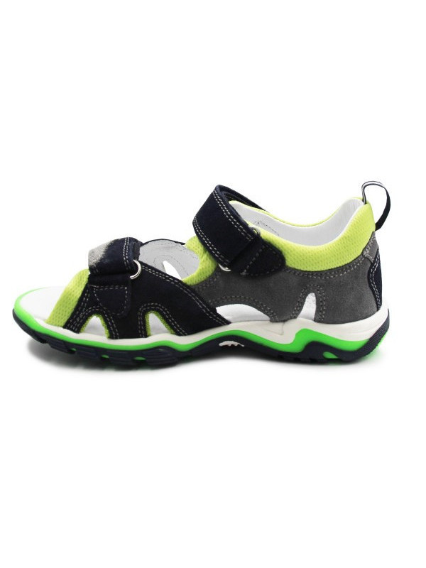 Sandały Dla Chłopca Na Lato Zielono Czarne Bartek 16187-005