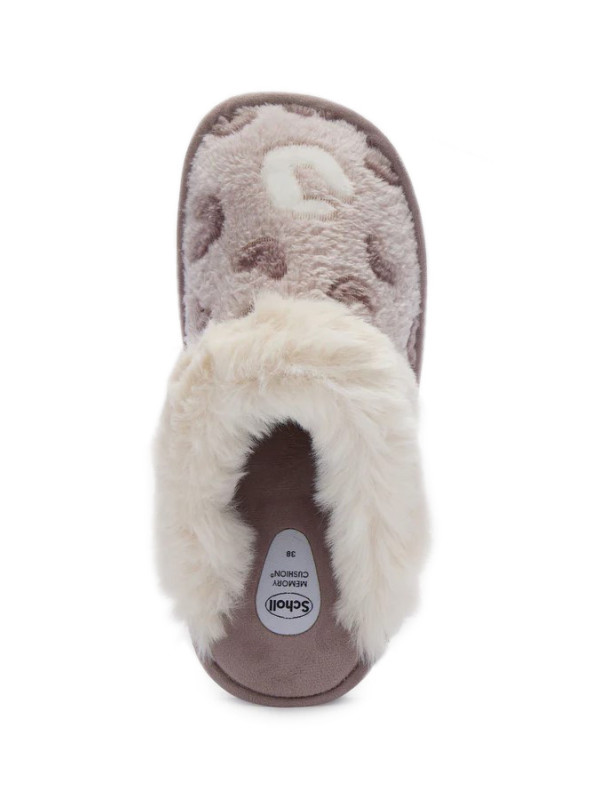 Kapcie Po Domu Dla Kobiet Miękkie Damskie Scholl BRIENNE MED MF325021062 Taupe