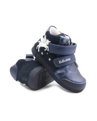 Jesienne Buty Dziewczęce Świecące LED z Jednorożcem DD STEP A068-52459M Royal Blue