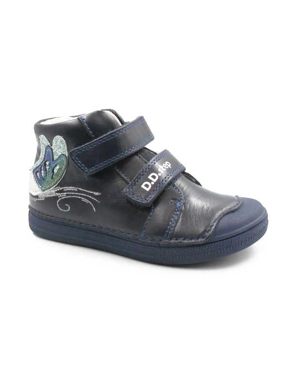 Buty Na Jesień Dla Dziewczynki z Motylkiem DD STEP A049-52135AM Royal Blue