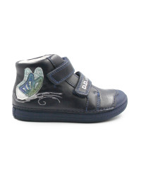 Buty Na Jesień Dla Dziewczynki z Motylkiem DD STEP A049-52135AM Royal Blue
