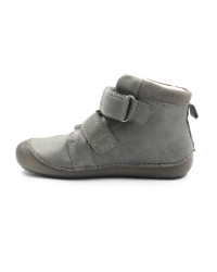 Buty Dziewczęce Na Wiosnę z Jednorożcem Świecące w Ciemności BAREFOOT DD STEP A063-52815M Dark Grey
