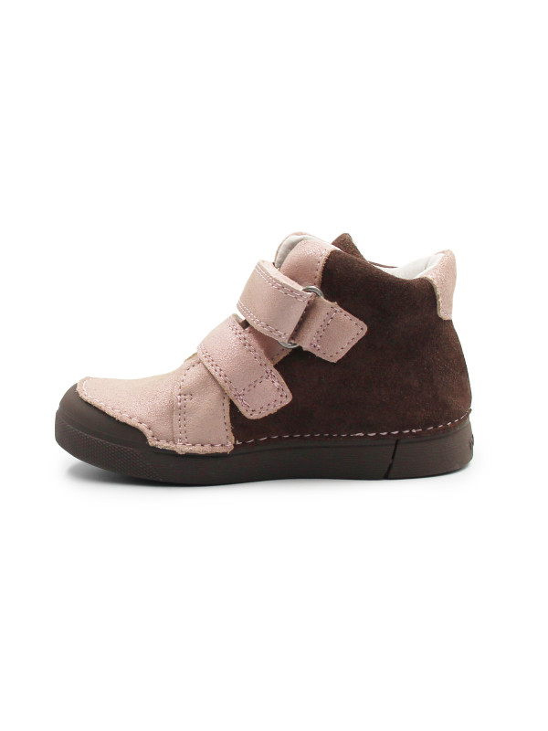 Dziecięce Buty Na Jesień Dla Dziewczynek LED z Jednorożcem DD STEP A068-52459AM Chocolate
