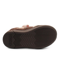 Dziecięce Buty Na Jesień Dla Dziewczynek LED z Jednorożcem DD STEP A068-52459AM Chocolate