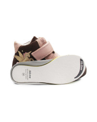 Dziecięce Buty Na Jesień Dla Dziewczynek LED z Jednorożcem DD STEP A068-52459AM Chocolate