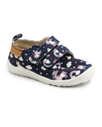 Trampki Do Szkoły i Przedszkola Dla Dziewczynki w Jednorożce Barefoot DD STEP C086-52832Z Royal Blue