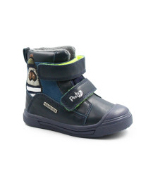 Ocieplane Buty Dziecięce na Jesień i Zimę AQUA-TEX DD STEP PONTE DA06-5-2968A royal blue