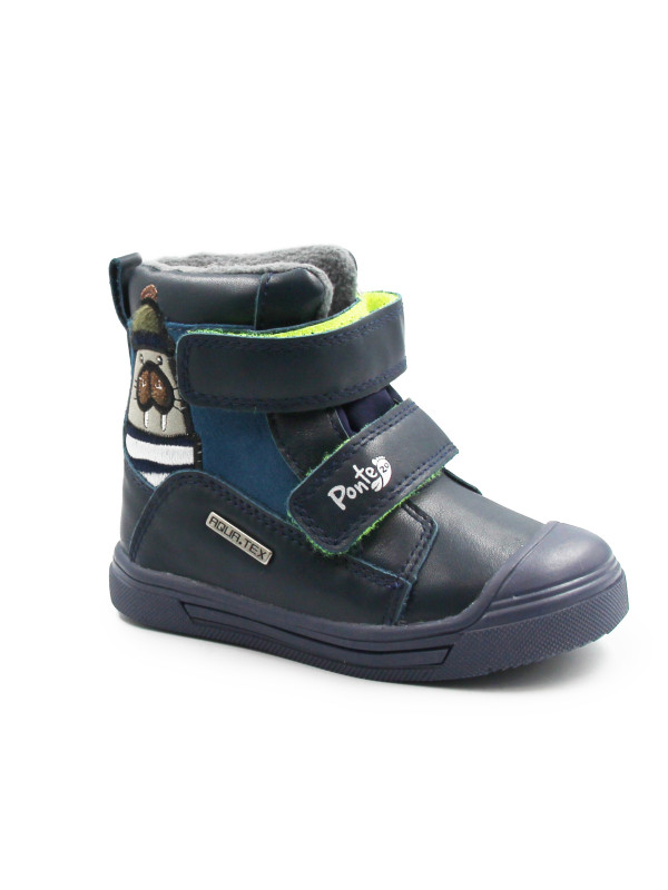 Ocieplane Buty Dziecięce na Jesień i Zimę AQUA-TEX DD STEP PONTE DA06-5-2968A royal blue