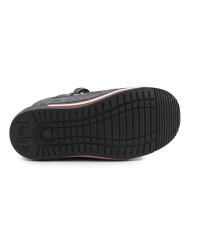 Zimowe Buty Ocieplane Dla Dziewczynek Śnieżynka Ponte DA06-5-2829ALV Dark Grey