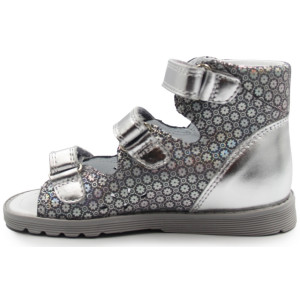 Kapcie korekcyjne dla dziewczynki z wysokim zapiętkiem do przedszkola Bartek 86803-023