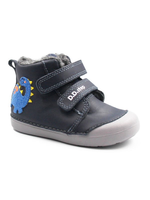 Dziecięce Buty Na Zimę Ocieplane Dla Chłopczyków DD STEP W066-52525Z Royal Blue
