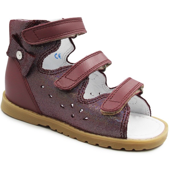 Sandałki z wysokim usztywnionym zapiętkiem do szkoły przedszkola Bartek 86803-019