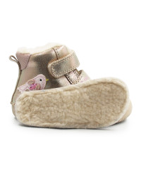 Dziewczęce Buty Ocieplane Na Zimę Barefoot DD STEP W070-52624AT Cream
