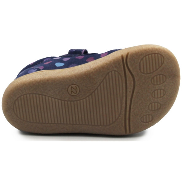 Półbuty Wiosenne dla dziewczynek w serduszka Mido 180-280 Jeans Hearts