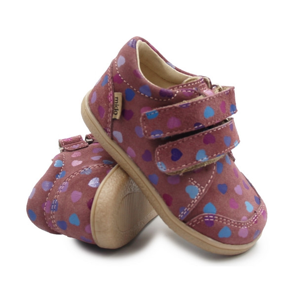 Buty dla dziewczynki półbuty na wiosnę Mido 180-280 Eosin Hearts
