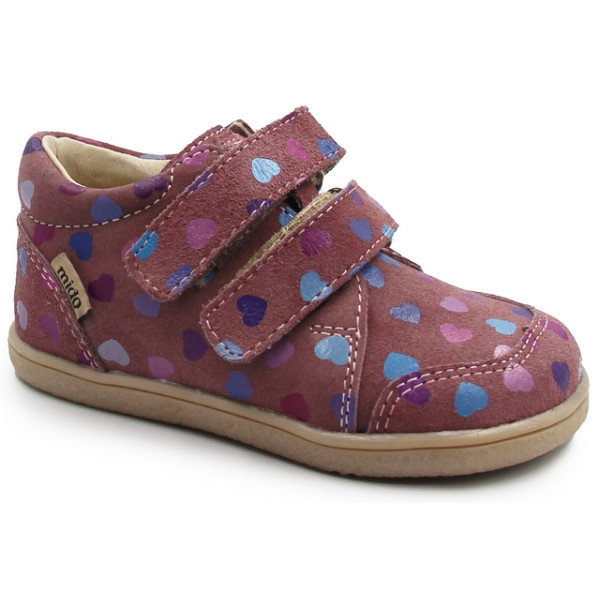 Buty dla dziewczynki półbuty na wiosnę Mido 180-280 Eosin Hearts