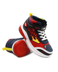 Chłopięce Buty Na Jesień Lekko Ocieplane Świecące LED Primigi 8991200 Hot Wheels