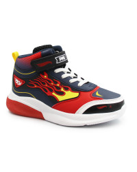 Chłopięce Buty Na Jesień Lekko Ocieplane Świecące LED Primigi 8991200 Hot Wheels