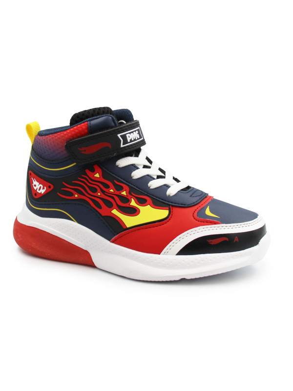 Chłopięce Buty Na Jesień Lekko Ocieplane Świecące LED Primigi 8991200 Hot Wheels