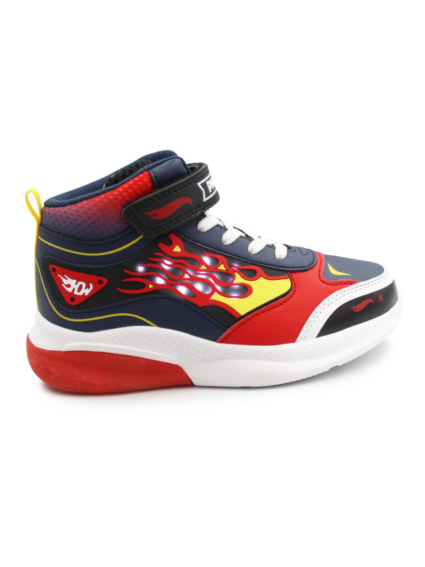 Chłopięce Buty Na Jesień Lekko Ocieplane Świecące LED Primigi 8991200 Hot Wheels
