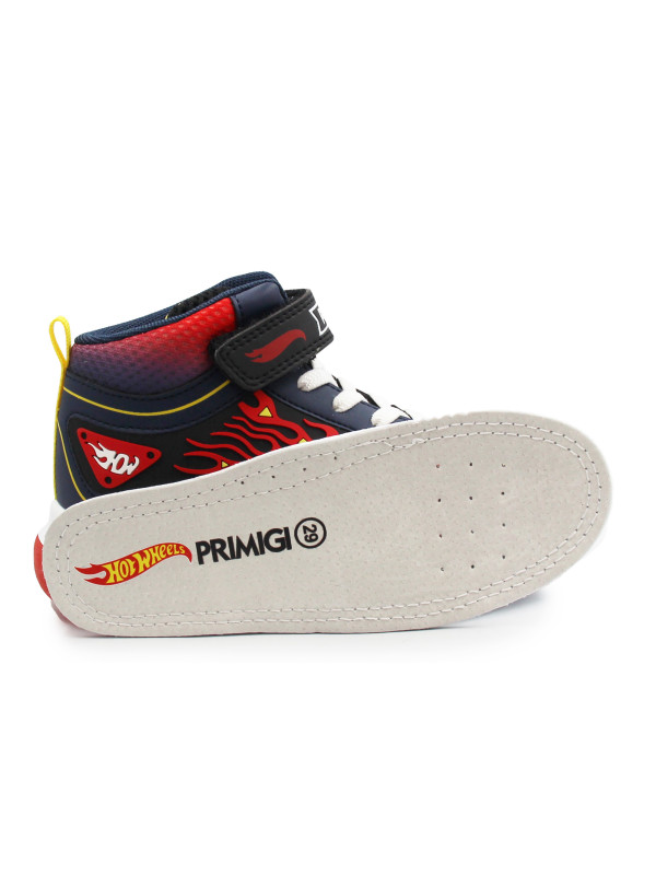 Chłopięce Buty Na Jesień Lekko Ocieplane Świecące LED Primigi 8991200 Hot Wheels