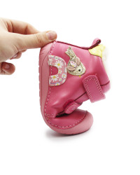 Różowe Buty Na Zimę Dla Dziewczynek Barefoot DD STEP W070-52624BV Pink