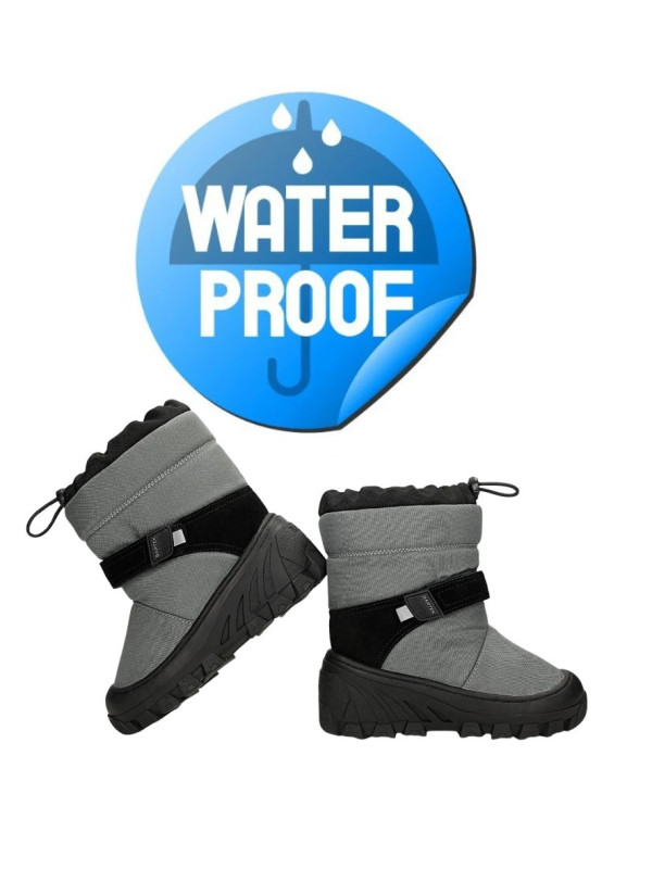 Śniegowce Dziecięce Ocieplane ze Ściągaczem Bartek 116870-10