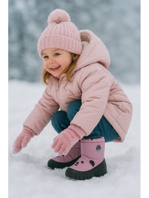 Ciepłe Śniegowce Dla Dziewczynki Różowe Bartek 110458-01