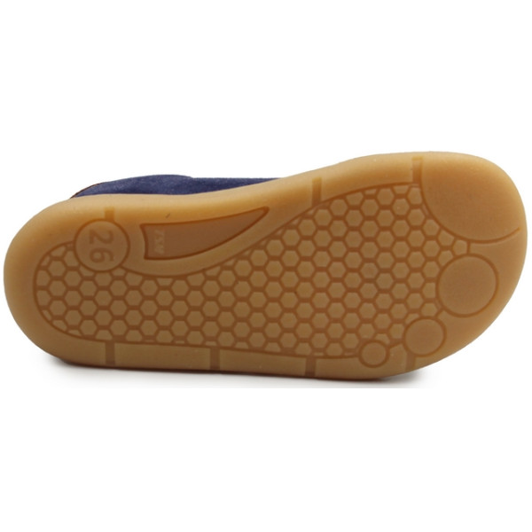 Półbuty Chłopięce Na Wiosnę Barefoot Ameko Dash-Granatowy