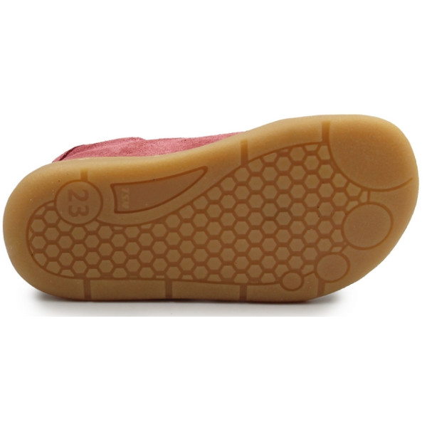 Buty Dla Dziewczynki Na Jesień Na Rzep Barefoot Ameko Dash-Coral