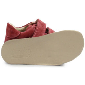 Buty Dla Dziewczynki Na Jesień Na Rzep Barefoot Ameko Dash-Coral