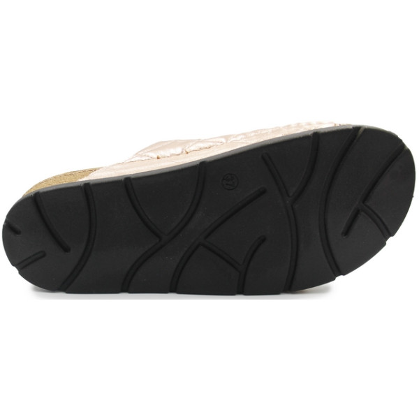 Metaliczne klapki dla kobiet na lato do pracy Scholl bora 2 straps med MF312661853