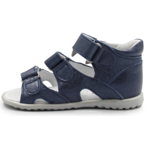 Eleganckie Sandały Dla Dziewczynek Na Rzepy Z Kokardką Emel e 2090b