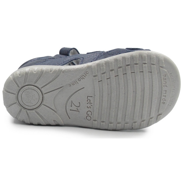 Eleganckie Sandały Dla Dziewczynek Na Rzepy Z Kokardką Emel e 2090b