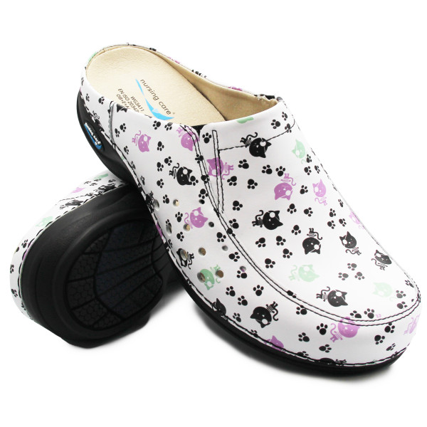 Damskie Klapki Nursing Care Berlin wg4af20 Cats