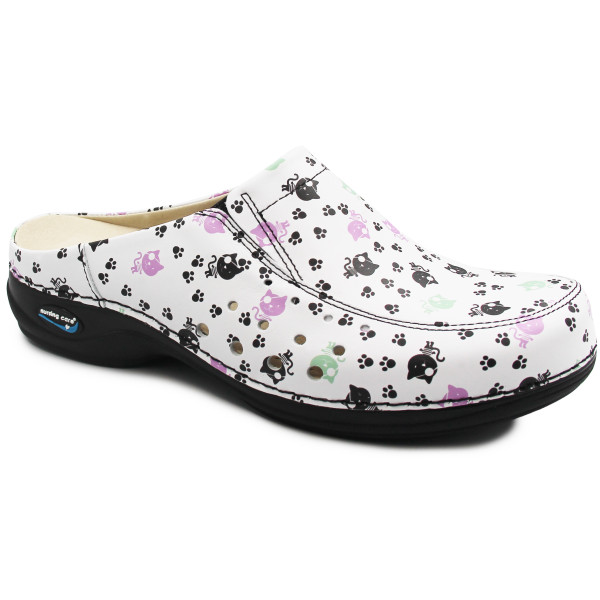 Damskie Klapki Nursing Care Berlin wg4af20 Cats