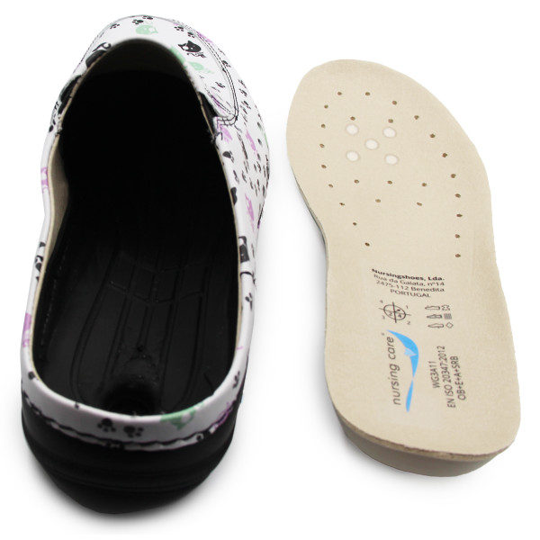 Damskie Klapki Nursing Care Berlin wg4af20 Cats