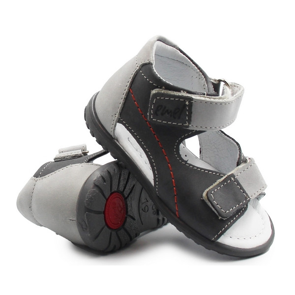 Sandały Emel 2435-5 Chłopięce Sandały na Rzepy
