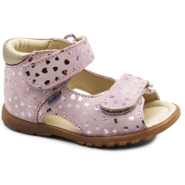 Sandały Dla Dziewczynki Ameko a7 Róż-Fleck