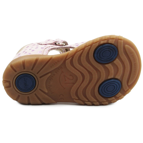 Sandały Dla Dziewczynki Ameko a7 Róż-Fleck